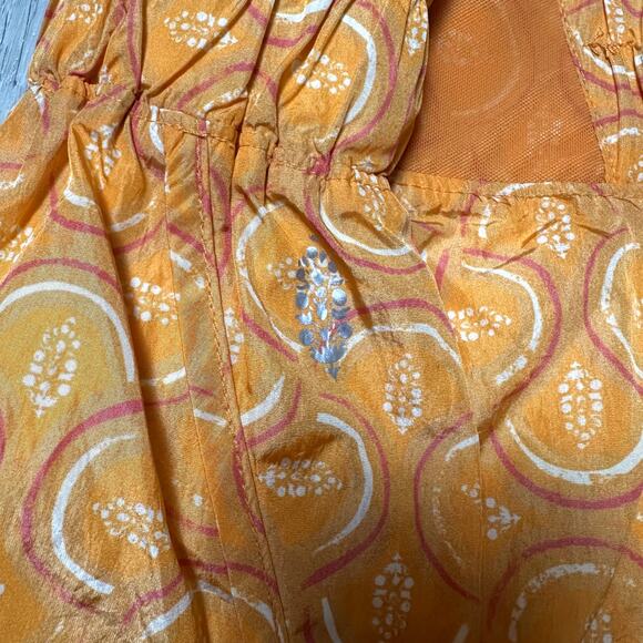 Free People Movement The Way Home Orange Print Shorts - Picture 6 of 6